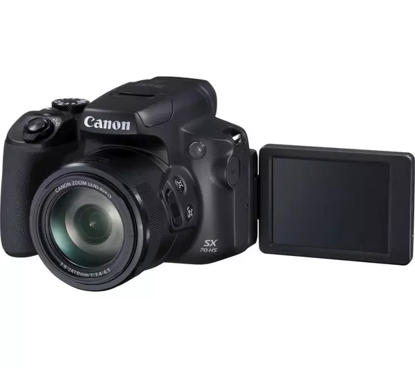 CANON PowerShot SX70 HS Bridge Camera - Black