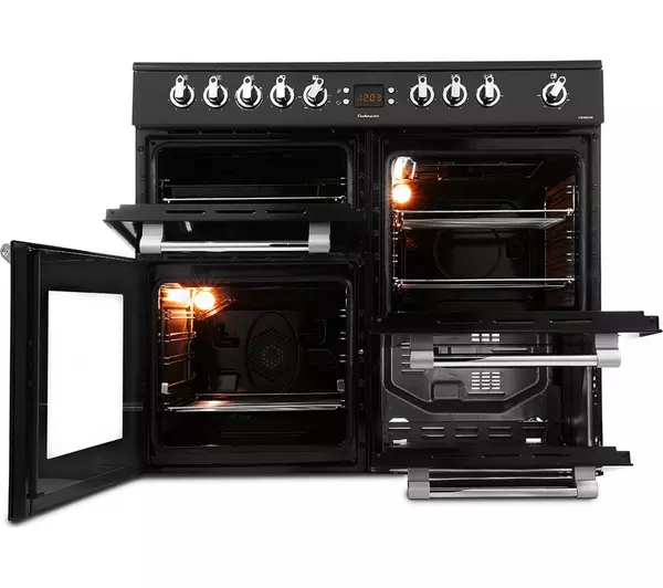 LEISURE Cookmaster CK100C210K Electric Ceramic Range Cooker - Black
