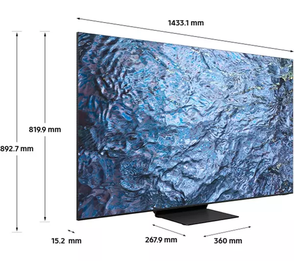 SAMSUNG QE65QN900CTXXU 65" Smart 8K HDR Neo QLED TV with Bixby & Alexa