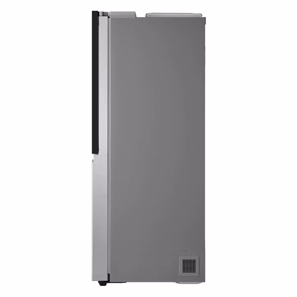 LG InstaView ThinQ GSQV90PZAE American-Style Fridge Freezer - Shiny Steel