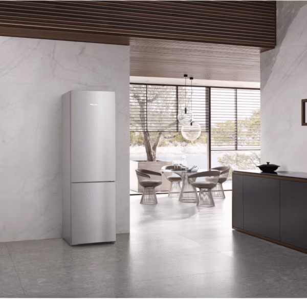 MIELE KFN 4395 DD 60 40 Fridge Freezer - Silver