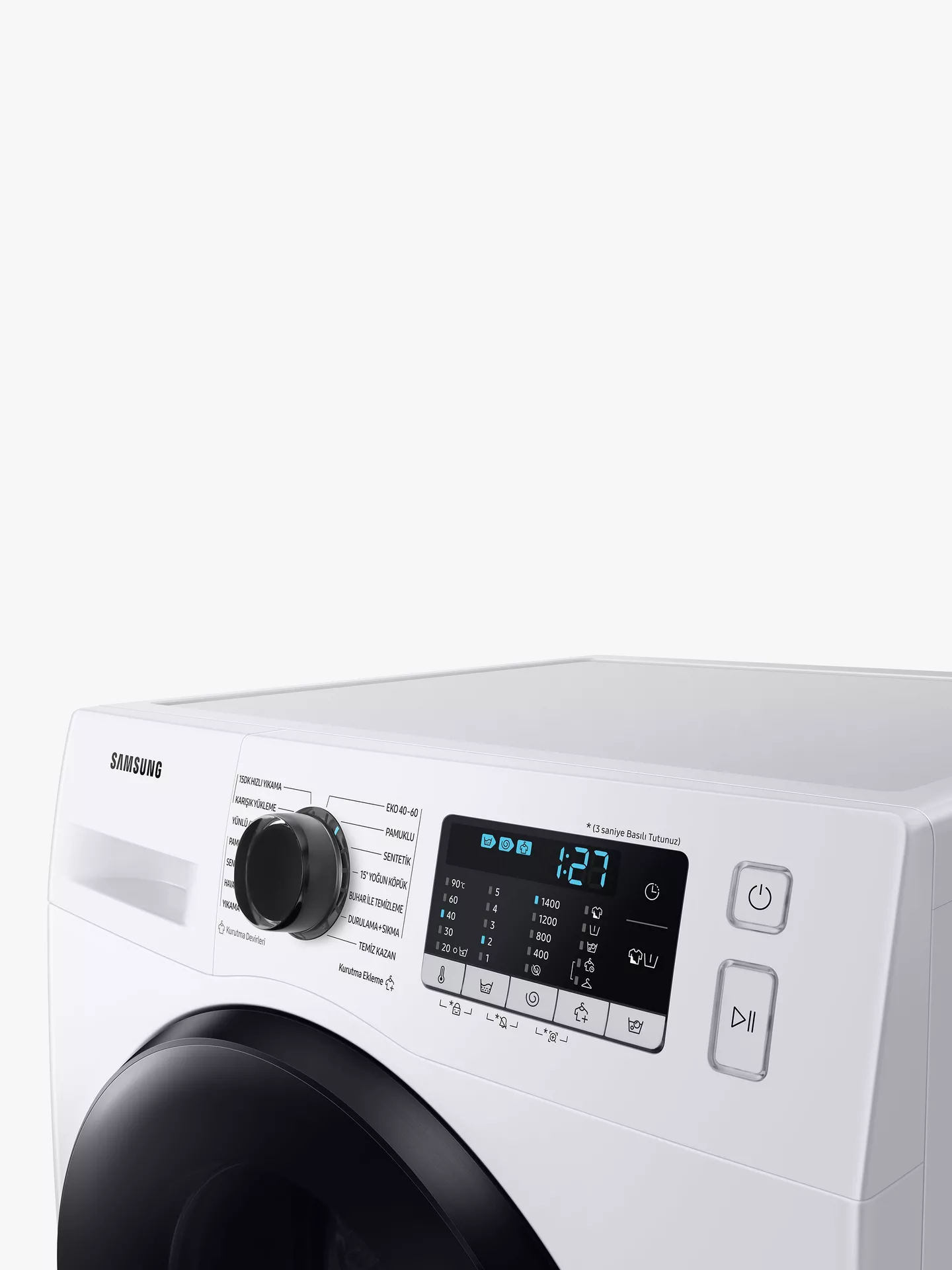 SAMSUNG Series 5 ecobubble WD90TA046BE EU 9 kg Washer Dryer - White
