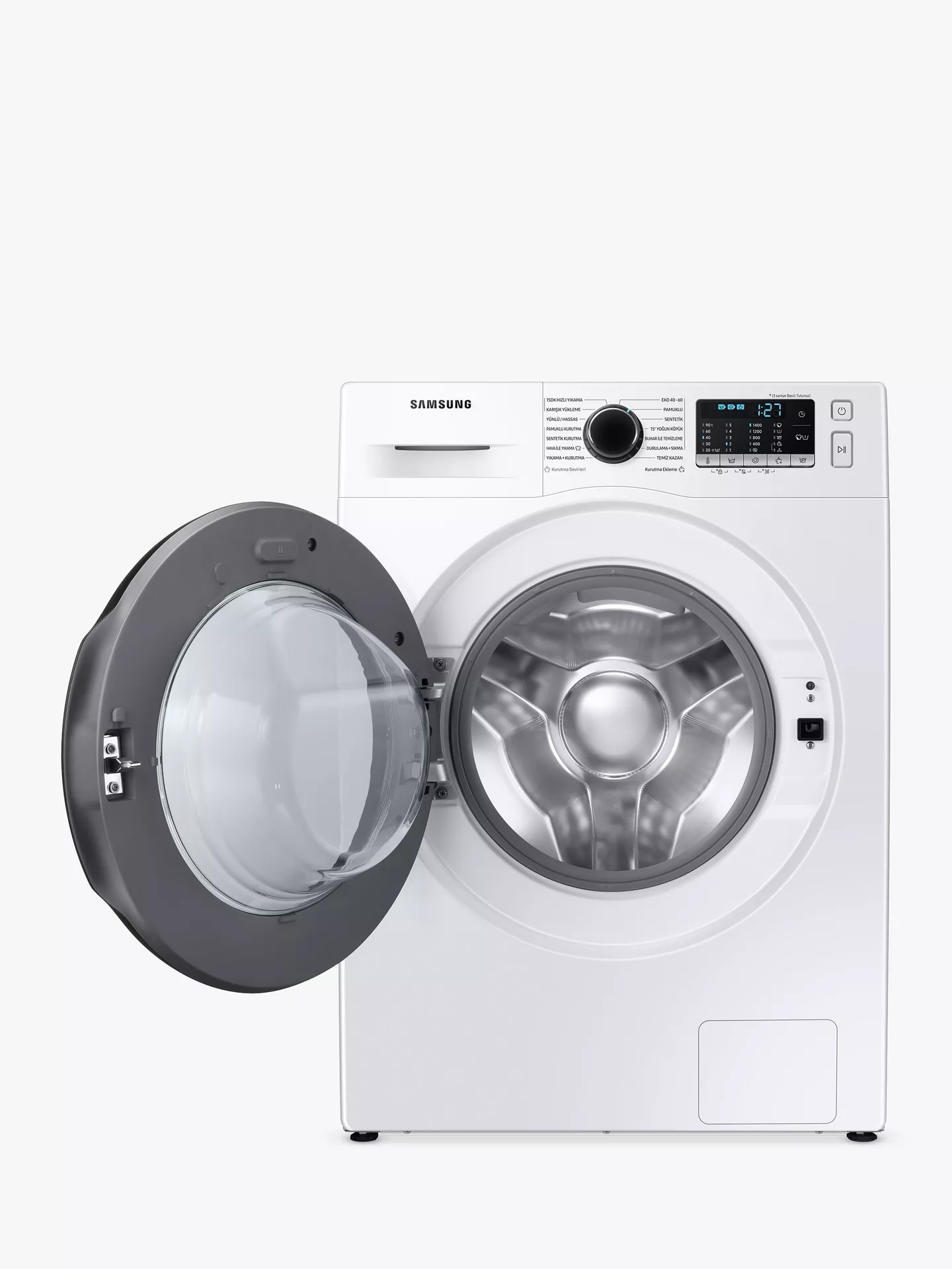 SAMSUNG Series 5 ecobubble WD90TA046BE EU 9 kg Washer Dryer - White