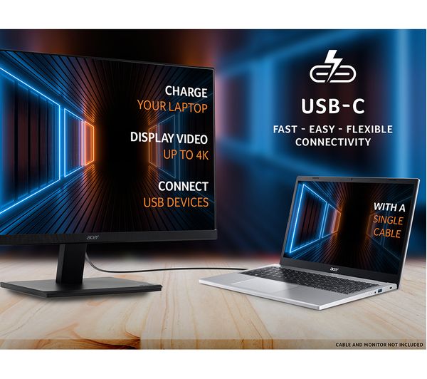 ACER Aspire 3 15.6" Laptop - AMD Ryzen 5 1 TB SSD Silver