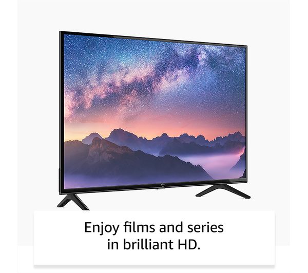 AMAZON Omni QLED Series Fire TV QL55F601U 55" Smart 4K Ultra HD HDR TV with Amazon Alexa