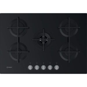 INDESIT ING 72T BK 73 cm Gas Hob - Black