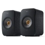 KEF AUDIO LSX II Wireless Multi-room Bookshelf Speakers - Carbon Black