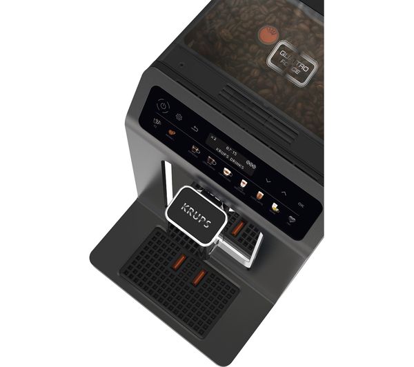 KRUPS Evidence One EA895N40 Bean to Cup Coffee Machine – Meteor Grey