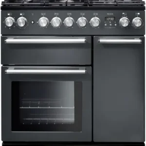 RANGEMASTER Nexus NEX90DFFSL C 90 cm Dual Fuel Range Cooker – Slate & Chrome