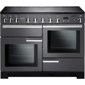 RANGEMASTER Professional Deluxe 110 cm Electric Induction Range Cooker - Slate & Chrome