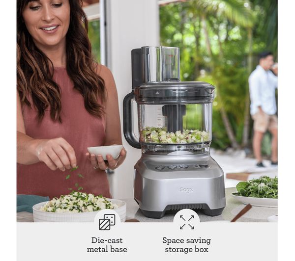 SAGE Kitchen Wizz Pro BFP800UK Food Processor - Silver