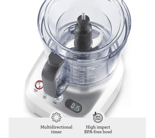 SAGE Kitchen Wizz Pro BFP800UK Food Processor - Silver
