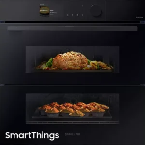 SAMSUNG Bespoke Series 6 Dual Cook Flex NV7B6785JAK U4 Electric Steam Smart Oven - Clean Black