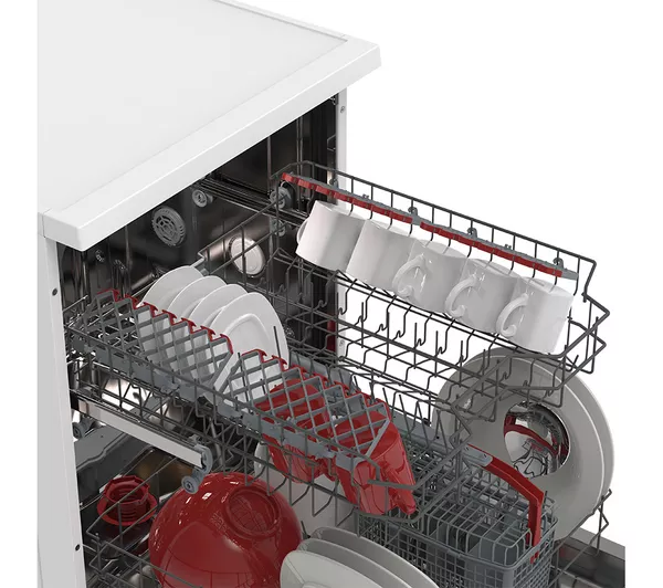 SHARP QW-DX41F47EW Full-size Dishwasher - White