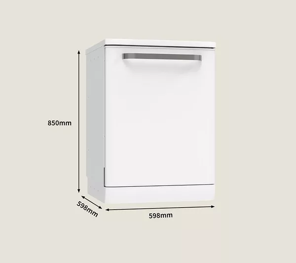 SHARP QW-DX41F47EW Full-size Dishwasher - White