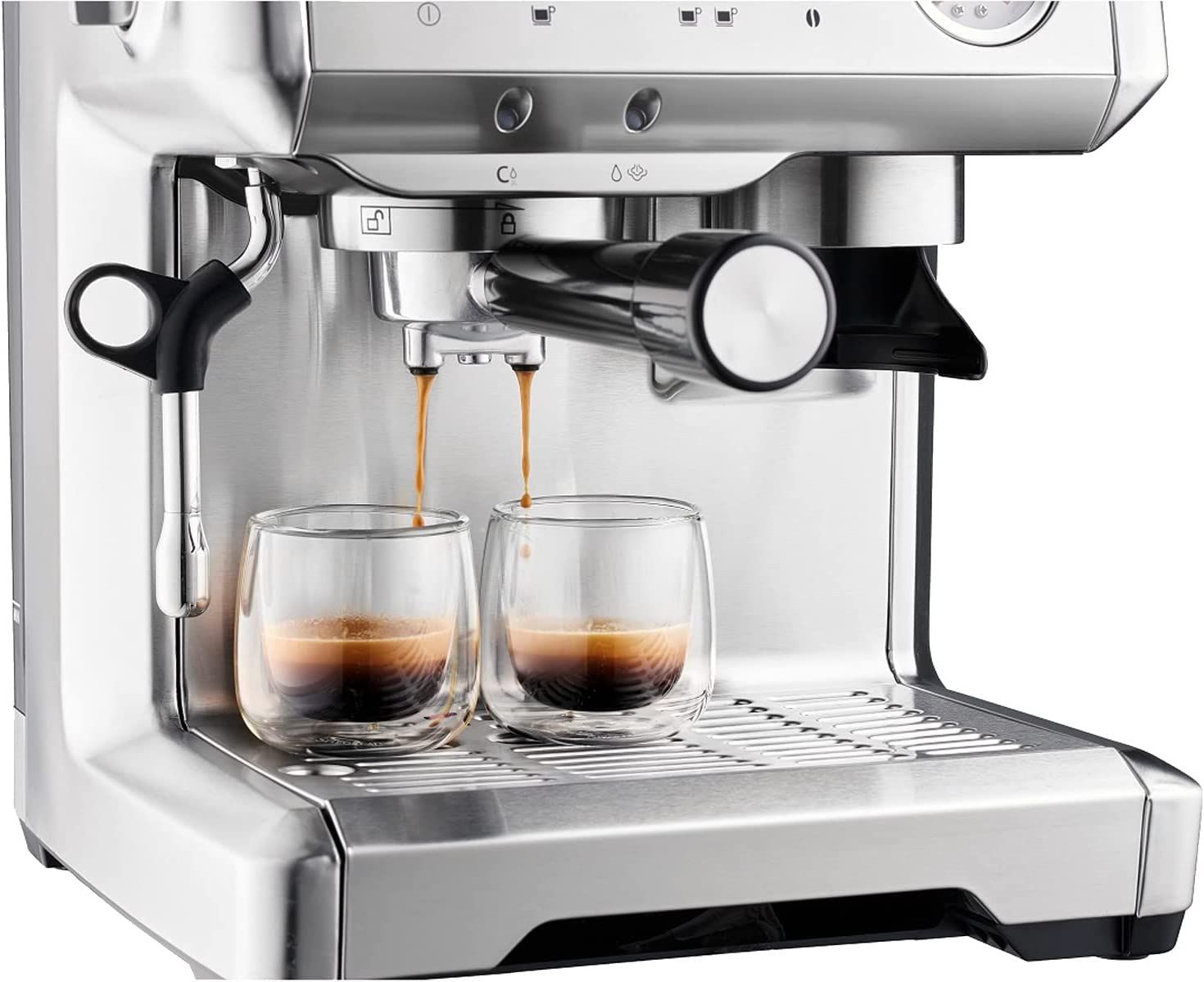 SOLIS Grind & Infuse Compact 1018 Bean to Cup Coffee Machine - Silver - Image 3