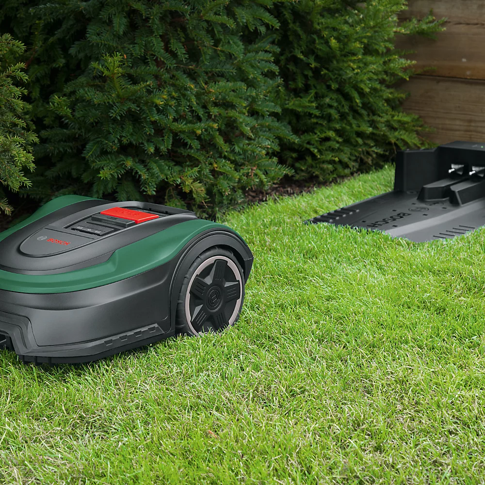 BOSCH Indego M+ 700 Cordless Robot Lawn Mower - Black & Green