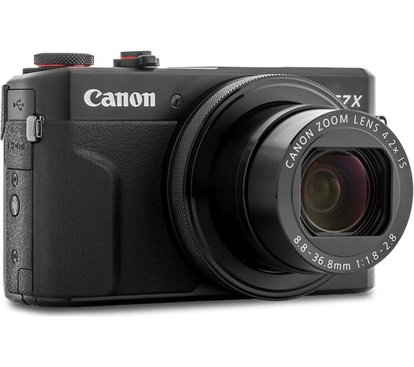 CANON PowerShot G7X Mark II High Performance Compact Camera - Black