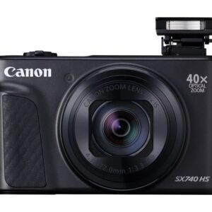 CANON PowerShot SX740 HS Superzoom Compact Camera – Black