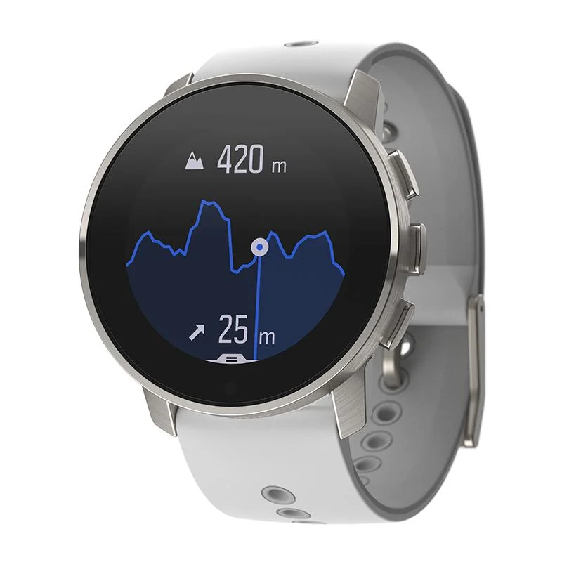 SUUNTO 9 Peak Sports Watch - Birch White Titanium Universal