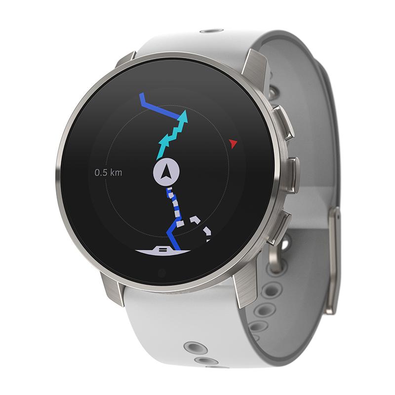 SUUNTO 9 Peak Sports Watch - Birch White Titanium Universal