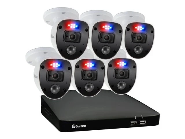SWANN Enforcer SWDVK-846806SL-EU 8-Channel Full HD 1080p DVR Security System - 1 TB 6 Cameras