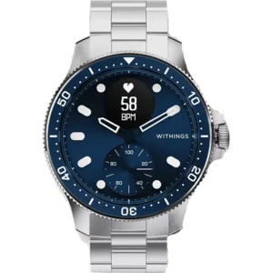 WITHINGS ScanWatch Horizon Hybrid Smart Watch - Blue 43 mm