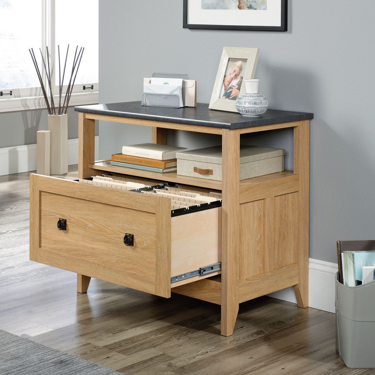 TEKNIK Home Study Lateral Filer - Dover Oak