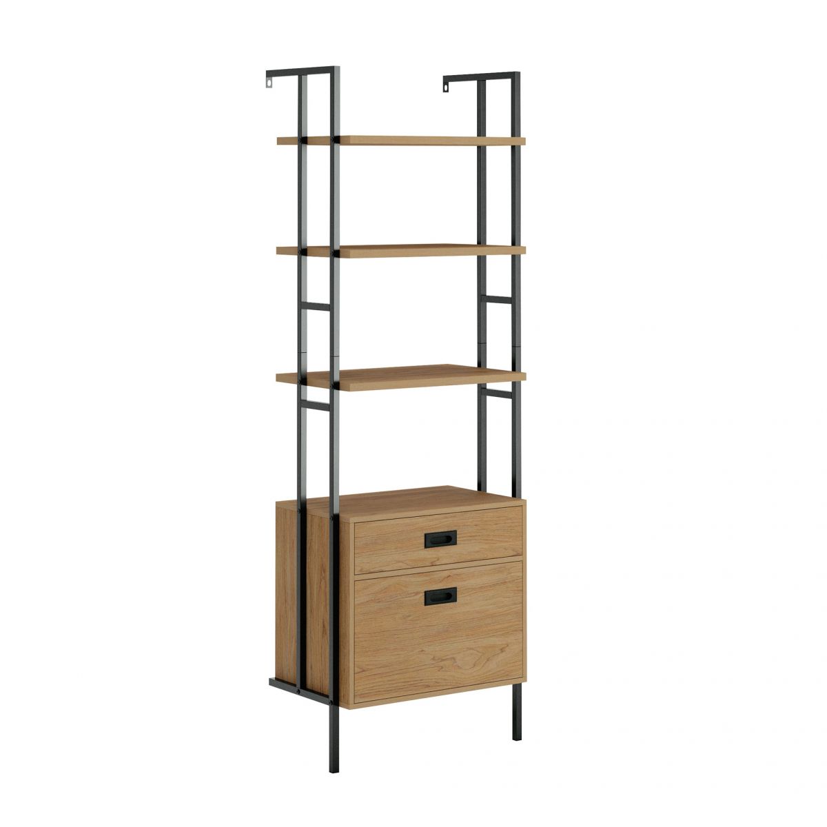 TEKNIK Hythe 5426438 Wall-Mounted Bookcase - Walnut
