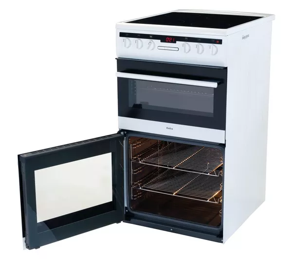 AMICA AFC5550WH 50 cm Electric Ceramic Cooker - White