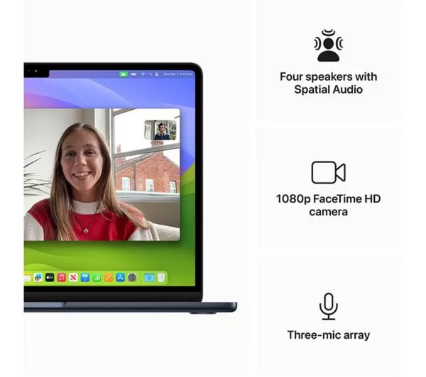 APPLE MacBook Air 13.6 (2024) - M3 512 GB SSD Midnight