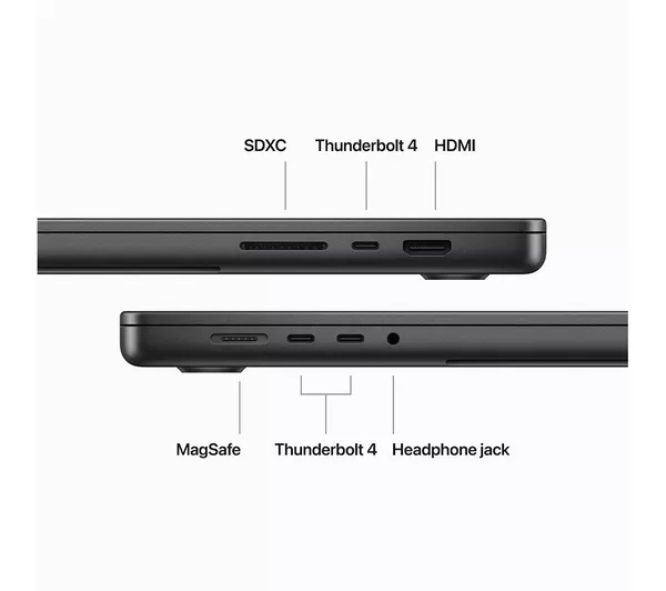 APPLE MacBook Pro 16 (2023) - M3 Max 1 TB SSD Space Black