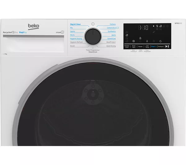 BEKO Pro RapiDry B3T49241RW 9 kg Heat Pump Tumble Dryer - White