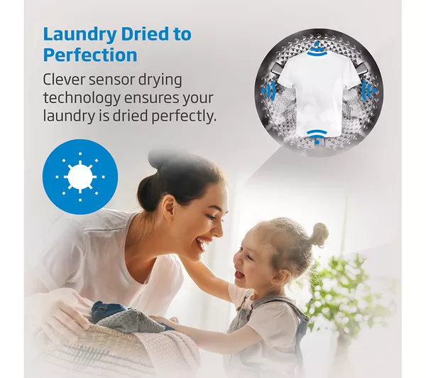 BEKO Pro RapiDry B3T49241RW 9 kg Heat Pump Tumble Dryer - White