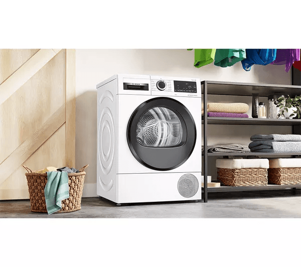 BOSCH Series 6 WQG245A0GB 9 kg Heat Pump Tumble Dryer - White