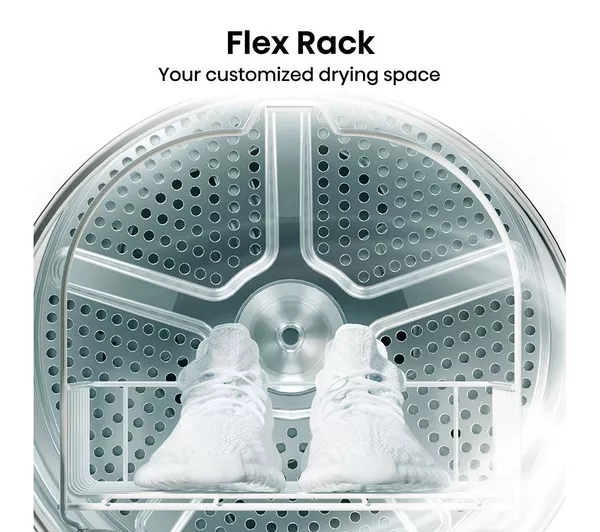 HISENSE 5S Series DH5S102BB WiFi-enabled 10 kg Heat Pump Tumble Dryer - Black