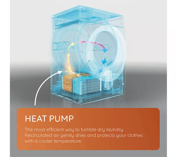 HOTPOINT Crease Care NT M11 92 UK 9 kg Heat Pump Tumble Dryer - White