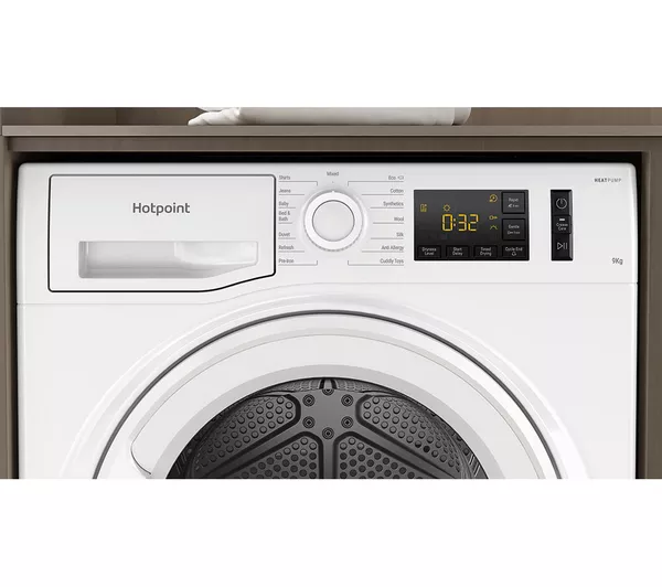 HOTPOINT Crease Care NT M11 92 UK 9 kg Heat Pump Tumble Dryer - White