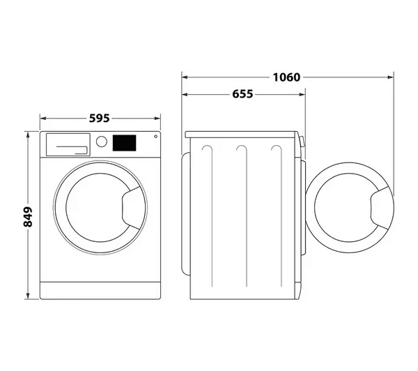 HOTPOINT Crease Care NT M11 92BSK UK 9 kg Heat Pump Tumble Dryer - Black