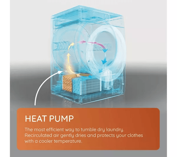 HOTPOINT Crease Care NT M11 92BSK UK 9 kg Heat Pump Tumble Dryer - Black