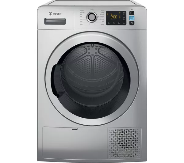 INDESIT Push&Go YT M11 82SS X UK 8 kg Heat Pump Tumble Dryer - Silver