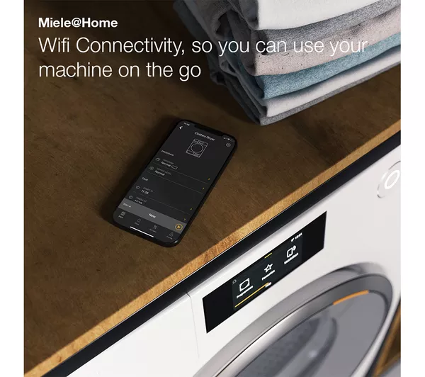 MIELE T1 TWC660WP WiFi-enabled 8 kg Heat Pump Tumble Dryer - White