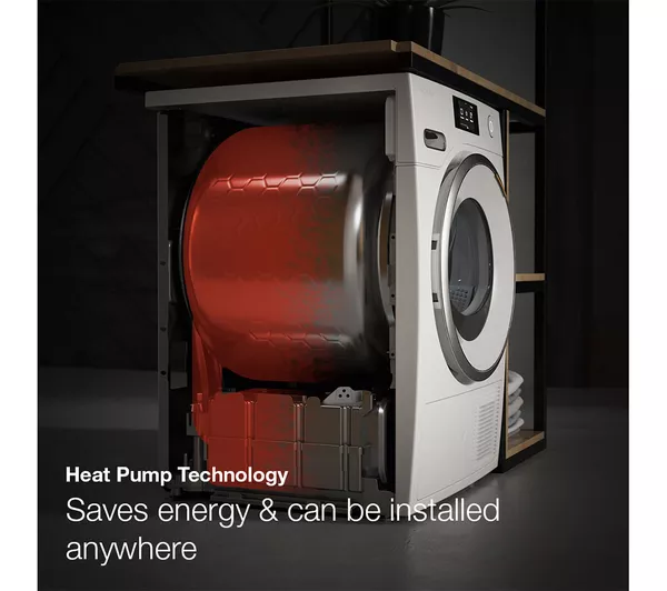 MIELE T1 TWC660WP WiFi-enabled 8 kg Heat Pump Tumble Dryer - White