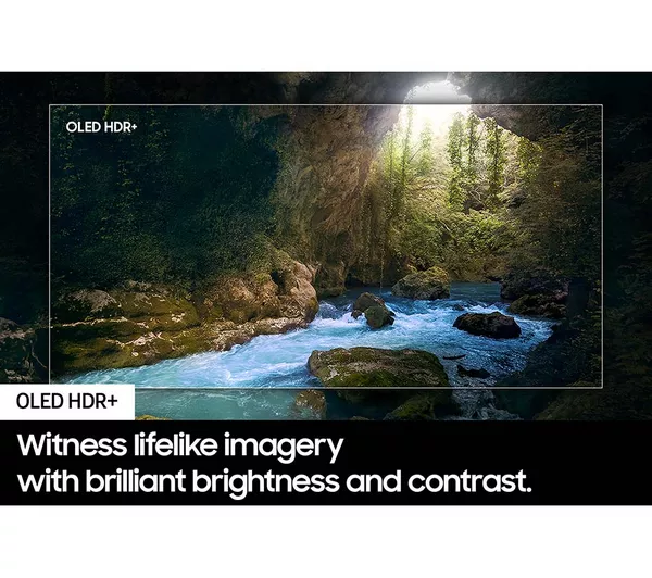 SAMSUNG S90D 77 inch OLED 4K HDR Smart TV (2024) - QE77S90D