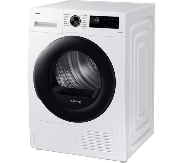 SAMSUNG Series 5 AI Energy DV90CGC0A0AEEU 9 kg Heat Pump Tumble Dryer - White
