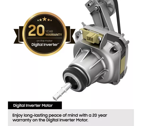 SAMSUNG Series 5 AI Energy DV90CGC0A0AEEU 9 kg Heat Pump Tumble Dryer - White