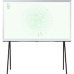SAMSUNG The Serif QE43LS01DAUXXU 43  Smart 4K Ultra HD HDR QLED TV with Bixby & Amazon Alexa - Cloud White