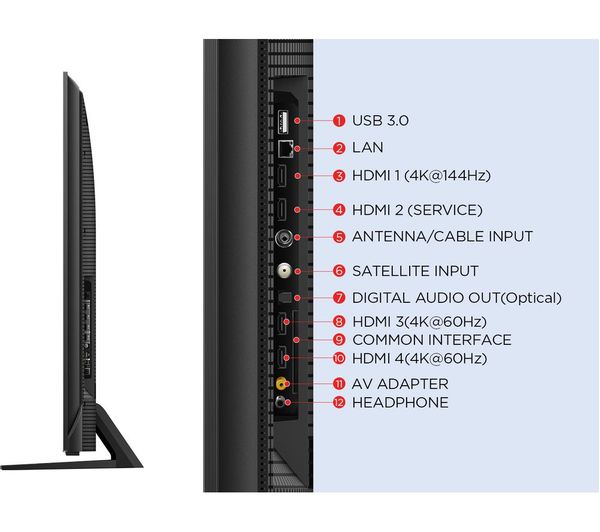 TCL 75C805K 75 Smart 4K Ultra HD HDR Mini LED QLED TV with Google Assistant & Alexa - Image 4