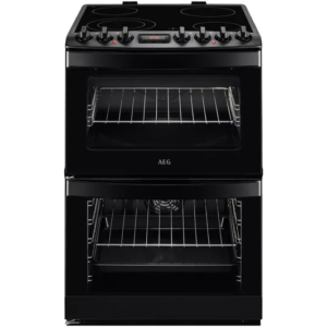 AEG SteamBake CCB6740MCB 60 cm Electric Ceramic Cooker - Matte Black