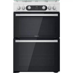HOTPOINT HD67G02CCW 60 cm Gas Cooker - White